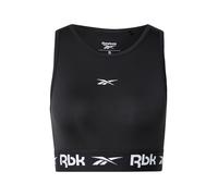 Reebok Soutien-gorge de sport 'ID TRAIN' noir / blanc, Taille S