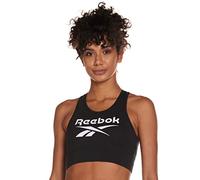Reebok Bralette en Coton Ri BL Soutien-Gorge de Sport, Opaque, Noir, L Femme