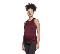 Reebok SR Maternity Tank Haut sans Manches Femme, Grenat, XS
