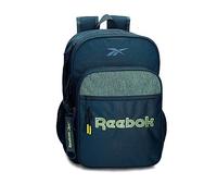 Reebok Summerville Sac à dos scolaire double compartiment bleu 30 x 40 x 12 cm Polyester 14,4 L, bleu, Talla única, Sac à dos scolaire double compartiment