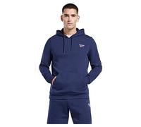 Reebok Sweat à Capuche avec Logo sur la Poitrine Gauche pour Homme, Bleu Marine, Taille L, Vector Navy, L