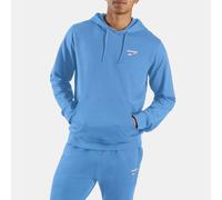 Reebok - Sweat à capuche pour Homme en French Terry avec petit logo ID, Peri Blue, Taille: S
