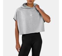 Reebok - Sweat à capuche sans manches Lux Graphic, Grey Marl, Taille: L
