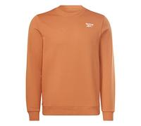 Reebok Sweat-Shirt à col Rond avec Logo sur la Poitrine Gauche pour Homme, Orange brûlé S23-r, Taille XS, Orange brûlé S23-r, XS