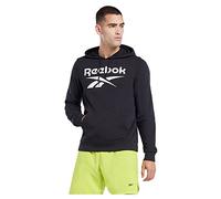Reebok Manches Longues avec Grand Logo Maillot de survêtement, Noir, S Homme