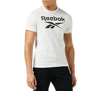 Reebok T-shirt avec logo identité, BLANC, L