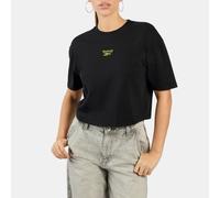 Reebok - T-shirt Dynamic Puff pour femmes, Black, Taille: 2XS