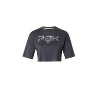 Reebok T-shirt fonctionnel jaune / gris / noir, Taille XS
