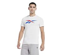 Reebok T-Shirt fonctionnel 'Vector' bleu / rouge vif / blanc, Taille L