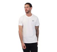 Reebok T-Shirt Ri Left Chest Logo Tee pour Homme, Blanc, S