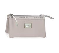 Reebok Tina Trousse De Toilette Trois Compartiments Gris 17,5x9,5x2 cms Cuir Synthétique