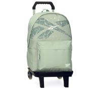Reebok Trace Sac à Dos pour Ordinateur Portable 15,6" avec Chariot Vert 31 x 44 x 15 cm Polyester 21,26 L by Joumma Bags