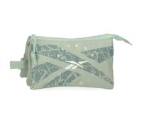 Reebok Trace Trousse Triple Verte 22 x 12 x 5 cm Polyester by Joumma Bags