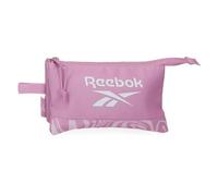 Reebok Trousse Triple Rose 22 x 12 x 5 cm Polyester by Joumma Bags by Joumma Bags, Rose, Trousse Triple