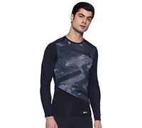 Reebok TS Ls Comp Tee T-Shirt pour Homme S Noir