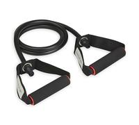 Reebok Tube de résistance (résistance Lourde, Noir), entraînement Complet du Corps, Bandes de résistance avec poignées, Bandes élastiques antidérapantes pour Exercice, Bandes de Fitness pour Homme et