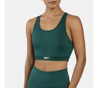 Reebok - Brassière de sport à fort impact Tulip Core, Metal Green, Taille: M