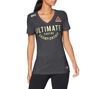 Reebok UFC FK Ultimate T-Shirt pour Femme XS Noir/Ufcgol