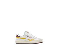 Reebok - Chaussures légères et respirantes en cuir - Club C Revenge Chalk Grit Gold Black Cherry en Cuir - Taille 45 - Jaune Jaune 45