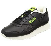 Reebok Unisex's Glide Sneaker, Core Black Vintage Chalk S23 R Laser Lime F23, 34.5 EU