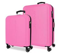 Reebok Valley Ensemble de valises Roses 55/65 cm Rigide ABS 93 L 5,65 kg Bagage à Main