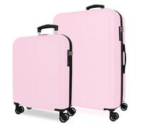 Reebok Valley Ensemble de valises Roses 55/65 cm Rigide ABS 93 L 5,65 kg Bagage à Main