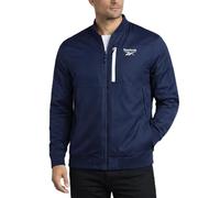 Reebok Veste bomber pour homme - Veste coupe-vent isolée à fermeture éclair pour homme - Veste légère décontractée pour le golf, la gym et la randonnée, Vector Navy, X-Large