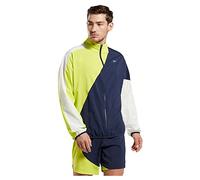 Reebok Veste coupe-vent tissée de course à pied pour homme, bleu marine, taille XL, Vector Navy, XL
