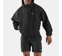 Reebok - Veste de survêtement à capuche RBK.B Hooded Track Jacket, BLACK/BLACK/WHITE, Taille: S