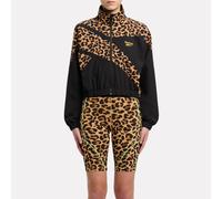 Reebok - Veste de survêtement à imprimé animal Vector, Animal Print Aop/Black, Taille: S