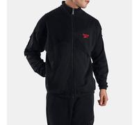 Reebok - Veste polaire de survêtement Street Sport Vector, Black, Taille: XL