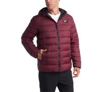 Reebok Veste pour homme - Manteau matelassé compressible - Vêtement d'extérieur léger et résistant aux intempéries pour homme (M-XXL), Bordeaux classique, Medium