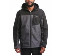 Reebok Veste Softshell doublée de polaire résistante aux intempéries pour homme - Manteau léger et décontracté pour homme (M-XXL), gris charbon, Large