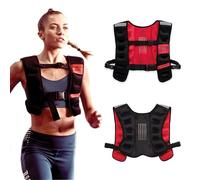 Reebok Weighted Vest 12lb - Premium Material, Adjustable Fit, Reflective Elements for Full-Body Workouts, Strength Training, and Rehabilitation