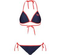 Reebok Womens 2 Piece Bikini Allegra Marine/Rouge L Female