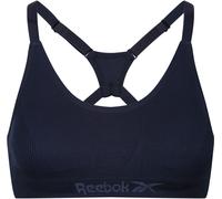 Reebok Womens Bra Top Iris Vector Marine 8-10 Female