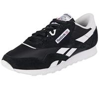 Reebok Women's Classic Nylon Sneaker, Core Black FTWR White FTWR White, 35.5 EU