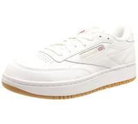 Reebok Women's Club C Double Shoes,White Reebok Rubber Gum 07 White,38.5 EU