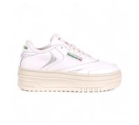 Reebok Women's Club C Extra Chalk/Glen Green Platform Sneakers 100010060 (US)