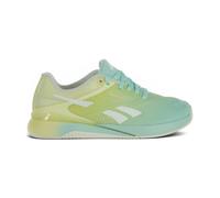 Reebok Women's Nano X5 Glitch Aqua/Yellow Haze/Chalk Training Shoes 100225452...