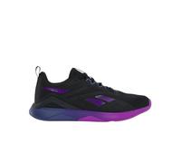 Reebok Women's Nanoflex TR 2 Sneaker, Black Purple Rave Twilight Purple, 35.5 EU