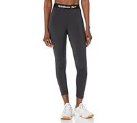 Reebok Women's Standard Workout Ready Leggings, Night Black/White Read Logo, X-Small