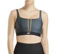 Reebok Women's Training Bra Q2 Hype Pack Blocked AOP Bralette