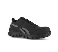 Reebok Work Men's Sublite Cushion Alloy Toe Comfort Athletic Shoe Black - 11.5 Wide