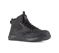 Reebok® Work Nano X1 Adventure Work EH Comp Toe Baskets pour femme - Dessus en maille - Fermeture à lacets - Noir 6,5 B - Medium, noir, 6.5 Women/6.5 Men
