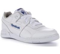 Reebok Workout Plus Cuir Rétro Classique Baskets Blanc Gum UK 2 - 6