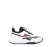 Reebok XT Sprinter Slip Sneaker, White/Black/CLASSICBURGUNDY, 33 EU