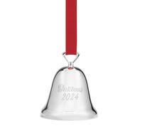 Reed & Barton 895958 2024 Cloche de Sapin de Noël en plaqué Argent annuel, Ornements