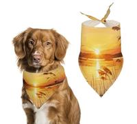 Reeds by The River Bandana triangulaire lavable pour animaux domestiques pour chats et chiens