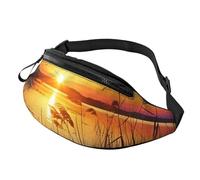 Reeds by the River Sac banane pour homme et femme Sac banane réglable